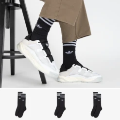 ADIDAS ORIGINALS CHAUSSETTES TREFOIL CREW -Mode Soldes 001417356 104