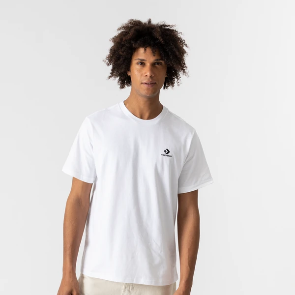 CONVERSE TEE SHIRT STAR CHEVRON EMBROIDERED 1 CONVERSE TEE SHIRT STAR CHEVRON EMBROIDERED