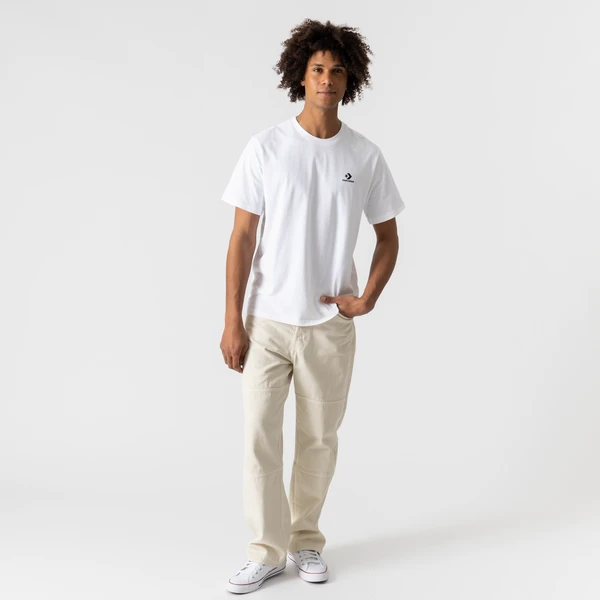 CONVERSE TEE SHIRT STAR CHEVRON EMBROIDERED 3 CONVERSE TEE SHIRT STAR CHEVRON EMBROIDERED - Image 3