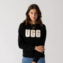 UGG SWEAT MADELINE FUZZY LOGO