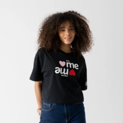 CONVERSE TEE SHIRT BOXY CHUCK LOVE ME GRAPHIC