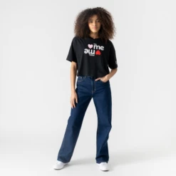 CONVERSE TEE SHIRT BOXY CHUCK LOVE ME GRAPHIC -Mode Soldes 001498629 103