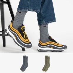 NIKE CHAUSSETTES X2 CREW CUSHIONED