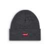 LEVIS BONNET BEANIE RED BATWING EMBROIDERED