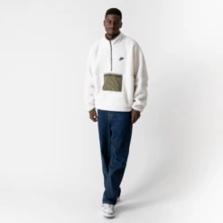 NIKE SWEAT SHERPA HALF ZIP -Mode Soldes 001505033 103