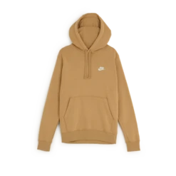 NIKE HOODIE CLUB SMALL LOGO JAUNE -Mode Soldes 001505064 105
