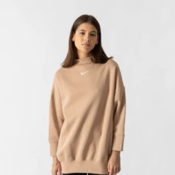 NIKE SWEAT OVERSIZE MOCK NECK