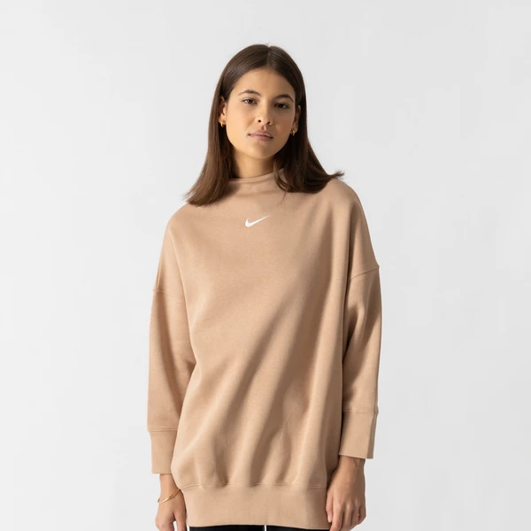 NIKE SWEAT OVERSIZE MOCK NECK 1 NIKE SWEAT OVERSIZE MOCK NECK