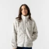 NIKE JACKET FAUX FUR AOP SWOOSH