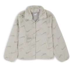 NIKE JACKET FAUX FUR AOP SWOOSH -Mode Soldes 001505206 105