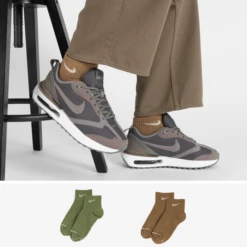 NIKE CHAUSSETTES X2 ANKLE CUSHIONED