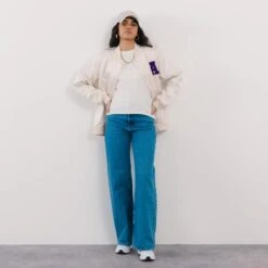 ADIDAS ORIGINALS JACKET BOMBER SATIN VARSITY -Mode Soldes 001506705 103