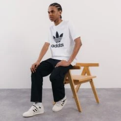 ADIDAS ORIGINALS TEE SHIRT TREFOIL -Mode Soldes 001506737 103