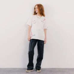 CHAMPION TEE SHIRT MADE WITH LOVE -Mode Soldes 001507238 103