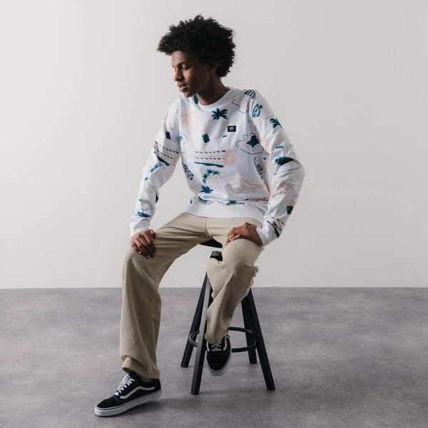 VANS SWEAT CREW SCENIC AOP 3 VANS SWEAT CREW SCENIC AOP - Image 3