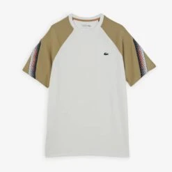 LACOSTE TEE SHIRT STRIPES SIDE