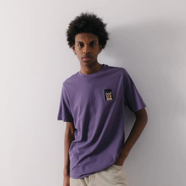 PUMA TEE SHIRT CAT EMBRO FRAMED 1 PUMA TEE SHIRT CAT EMBRO FRAMED