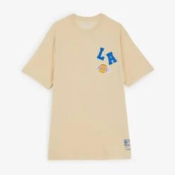 MITCHELL & NESS TEE SHIRT LA LAKERS EMBROIDERED -Mode Soldes 001509446 105