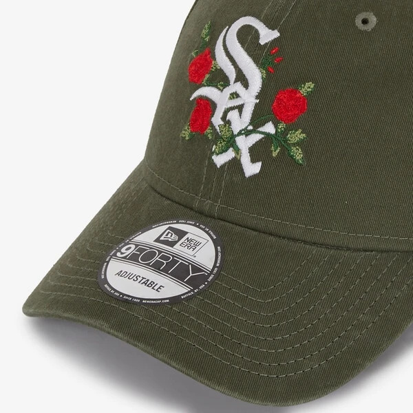 NEW ERA 9FORTY SOX EMBROIDERED FLOWER 3 NEW ERA 9FORTY SOX EMBROIDERED FLOWER - Image 3