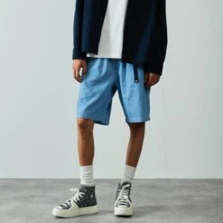 CONVERSE SHORT UTILITY CHAMBRAY