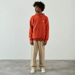 ADIDAS ORIGINALS HOODIE ESSENTIAL TREFOIL ORANGE -Mode Soldes 001511777 103