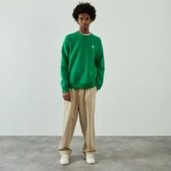 ADIDAS ORIGINALS SWEAT CREW ESSENTIAL TREFOIL -Mode Soldes 001511784 103