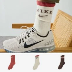 NIKE CHAUSSETTE X3 CREW STRIPES