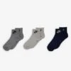 NIKE CHAUSSETTES X3 QUARTER COLORED NSW LOGO