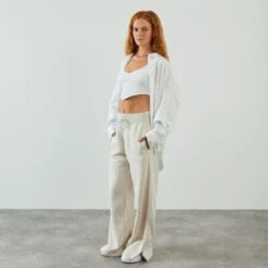 NIKE PANT JOGGER WIDE PHOENIX -Mode Soldes 001512571 103