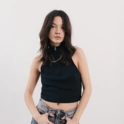 JORDAN TOP CREW NECK ZIP