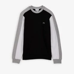 LACOSTE SWEAT CREW TRICOLOR