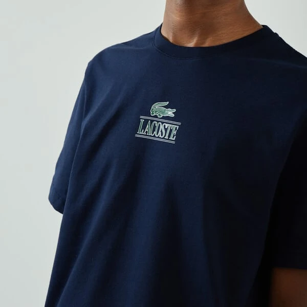 LACOSTE TEE SHIRT BIG LOGO CENTERED 4 LACOSTE TEE SHIRT BIG LOGO CENTERED - Image 4