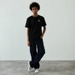 HUNTER X HUNTER TEE SHIRT HXH LOGO EMBROIDERED -Mode Soldes 001513304 103