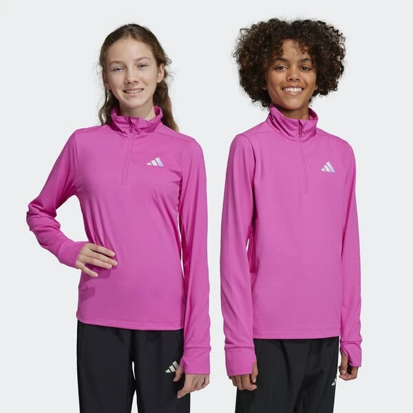 ADIDAS ORIGINALS T-SHIRT À MANCHES LONGUES DEMI-ZIP AEROREADY 3 ADIDAS ORIGINALS T-SHIRT À MANCHES LONGUES DEMI-ZIP AEROREADY - Image 3