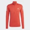 ADIDAS ORIGINALS SWEAT-SHIRT À MANCHES LONGUES 1/4 OWN THE RUN