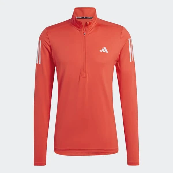ADIDAS ORIGINALS SWEAT-SHIRT À MANCHES LONGUES 1/4 OWN THE RUN 1 ADIDAS ORIGINALS SWEAT-SHIRT À MANCHES LONGUES 1/4 OWN THE RUN