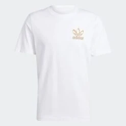 ADIDAS ORIGINALS T-SHIRT À LOGOS TRÈFLE ENFLAMMÉS