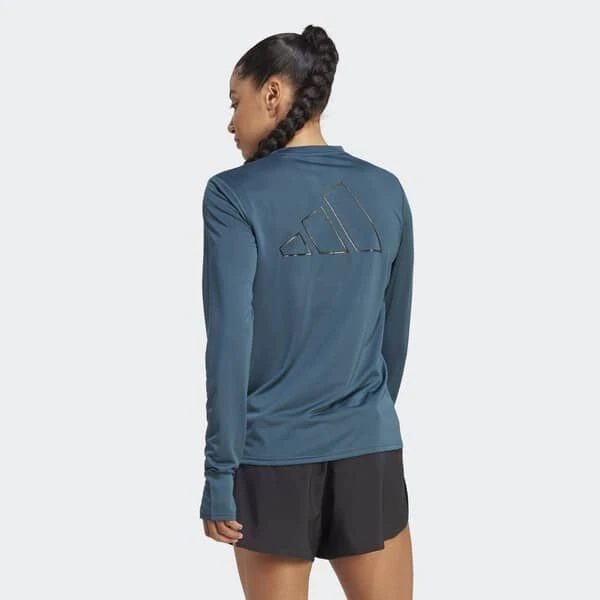 ADIDAS ORIGINALS T-SHIRT RUN ICONS RUNNING LONG SLEEVE 3 ADIDAS ORIGINALS T-SHIRT RUN ICONS RUNNING LONG SLEEVE - Image 3