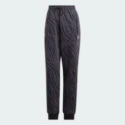 ADIDAS ORIGINALS PANTALON DE SURVÊTEMENT À IMPRIMÉ ANIMAL ZÈBRE INTÉGRAL ESSENTIALS