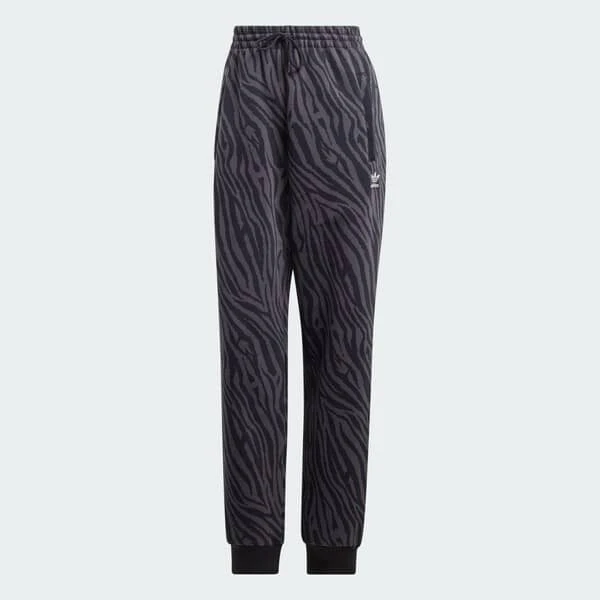 ADIDAS ORIGINALS PANTALON DE SURVÊTEMENT À IMPRIMÉ ANIMAL ZÈBRE INTÉGRAL ESSENTIALS 1 ADIDAS ORIGINALS PANTALON DE SURVÊTEMENT À IMPRIMÉ ANIMAL ZÈBRE INTÉGRAL ESSENTIALS