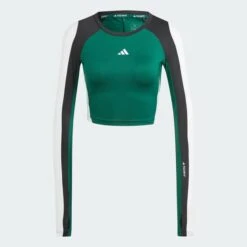 ADIDAS ORIGINALS T-SHIRT MANCHES LONGUES TECHFIT AEROREADY COLORBLOCK
