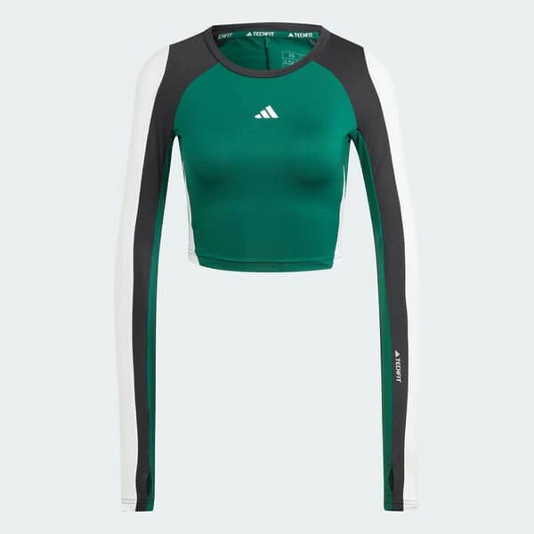 ADIDAS ORIGINALS T-SHIRT MANCHES LONGUES TECHFIT AEROREADY COLORBLOCK 1 ADIDAS ORIGINALS T-SHIRT MANCHES LONGUES TECHFIT AEROREADY COLORBLOCK
