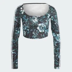 ADIDAS ORIGINALS HAUT À MANCHES LONGUES IMPRIMÉ FLORAL INTÉGRAL